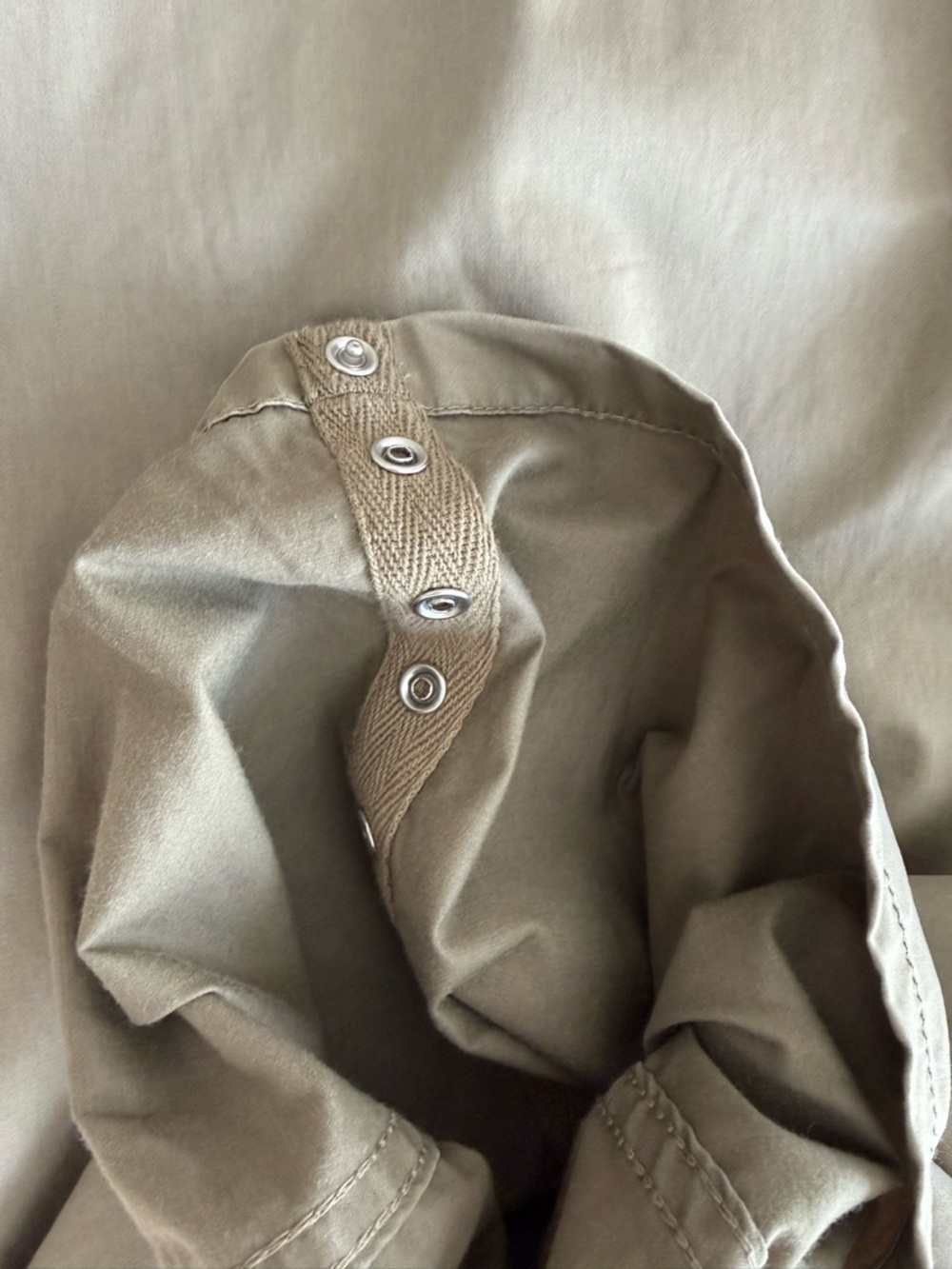 Tibi | Garment Dyed Silky Cotton Sid Chino Pant | Size 27S | Acorn - Picture 10 of 16